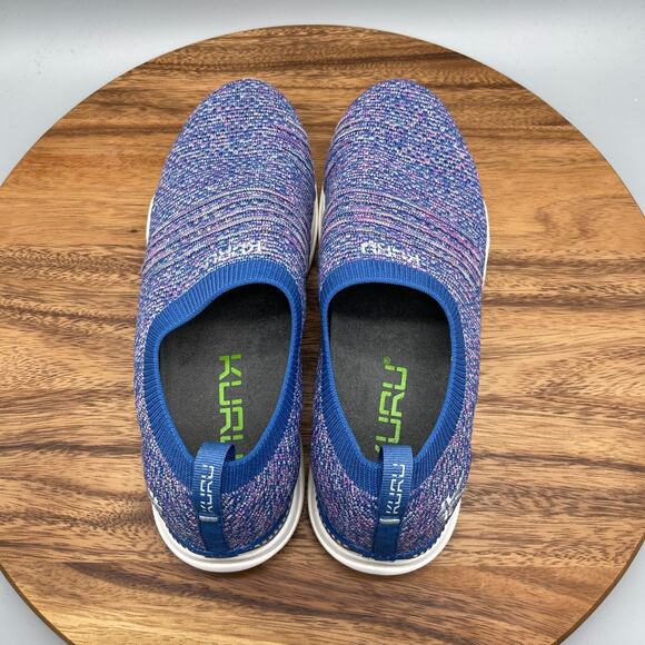 Kuru Stride Shoes Womens Size 11 Blue Slip On Casual Comfort Walking Sneakers - Picture 5 of 8